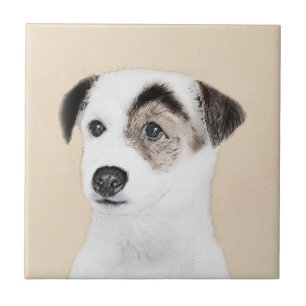 Parson Jack Russell Terrier Painting - Dog Art Ceramic Tile