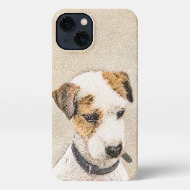 Parson Jack Russell Terrier Painting - Dog Art iPhone Case (Back)