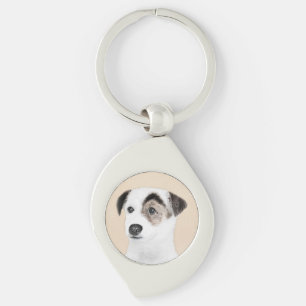 Parson Jack Russell Terrier Painting - Dog Art Key Ring
