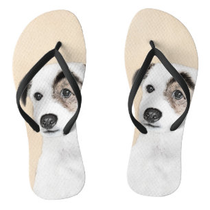 Parson Jack Russell Terrier Painting - Dog Art Thongs