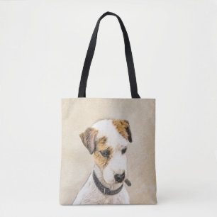 Parson Jack Russell Terrier Painting - Dog Art Tote Bag