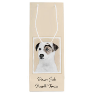 Parson Jack Russell Terrier Painting - Dog Art Wine Gift Bag