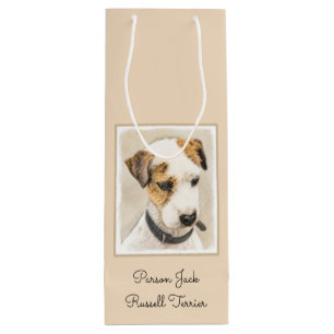 Parson Jack Russell Terrier Painting - Dog Art Wine Gift Bag