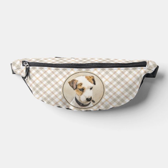Parson Jack Russell Terrier Painting Pet Dog Art Bum Bags (Lay Down)