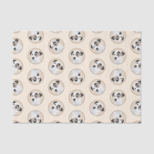 Parson Jack Russell Terrier Painting Pet Dog Art Tissue Paper