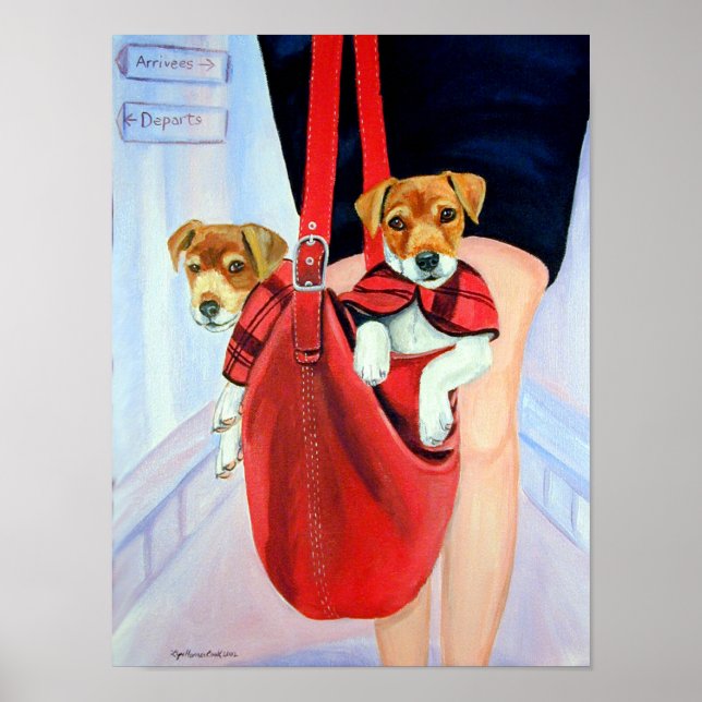 Parson Jack Russell Terrier PRINT (Front)