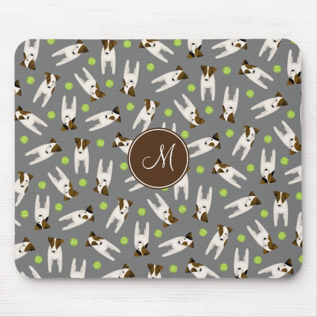 Parson Jack Russell Terriers pattern ANY colour Mouse Pad (Front)