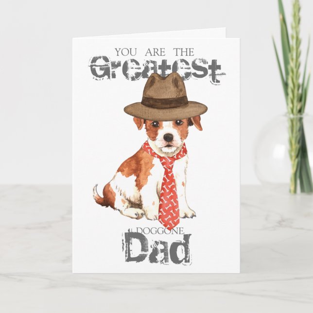 Parson Russell Dad Card (Front)