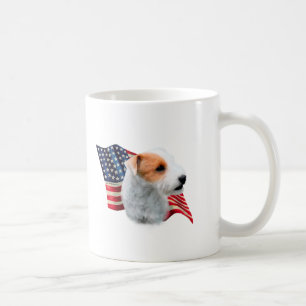 Parson Russell Terrier (broken) Flag Coffee Mug
