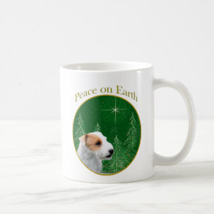 Parson Russell Terrier (broken) Peace Coffee Mug