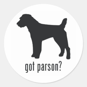 Parson Russell Terrier Classic Round Sticker