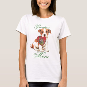 Parson Russell Terrier Heart Mum T-Shirt
