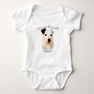 Parson Russell Terrier (smooth) Dad 2 Baby Bodysuit