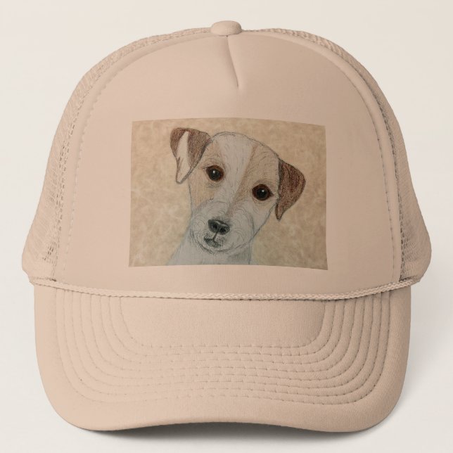 Parson Russell Terrier Trucker Hat (Front)