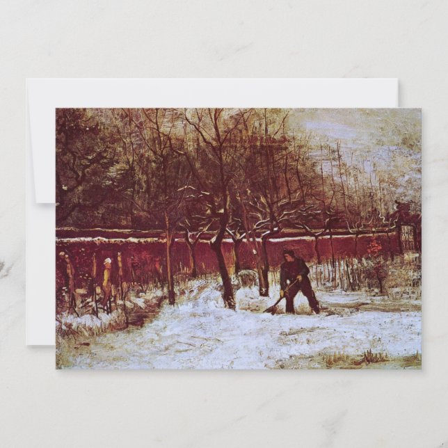 Parsonage Garden at Nuenen by Vincent van Gogh (Front)