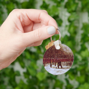 Parsonage Garden at Nuenen by Vincent van Gogh Key Ring
