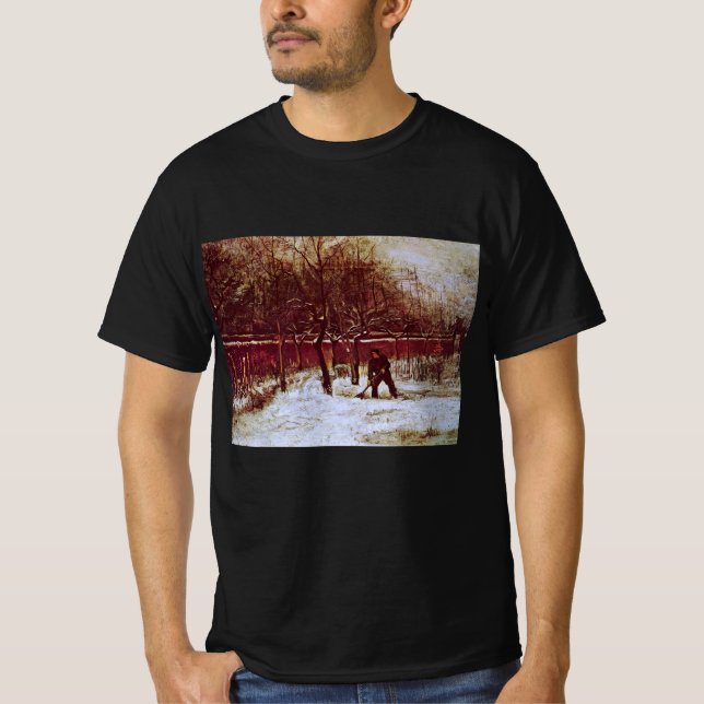 Parsonage Garden at Nuenen by Vincent van Gogh T-Shirt (Front)