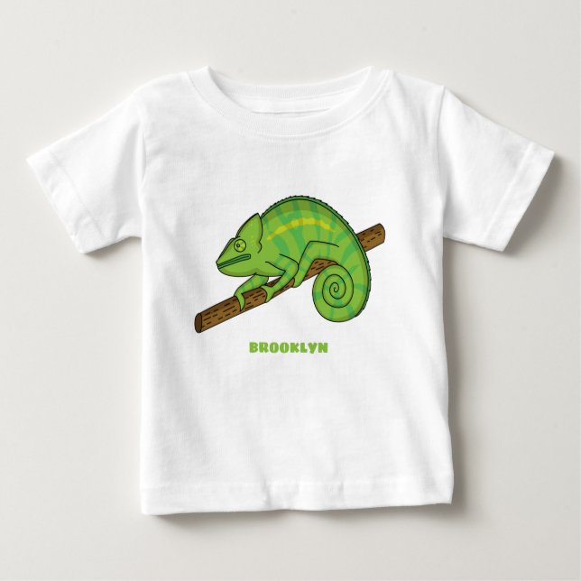 Parson's chameleon illustration  baby T-Shirt (Front)