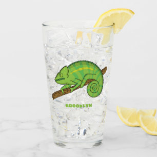 Parson's chameleon illustration glass