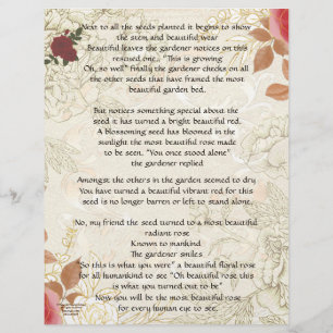 Part 2 One Rose Stands Alone Personal Stationary