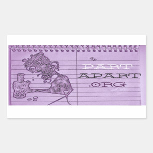 Part Apart Sticker