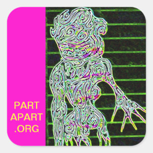 Part Apart Stickers