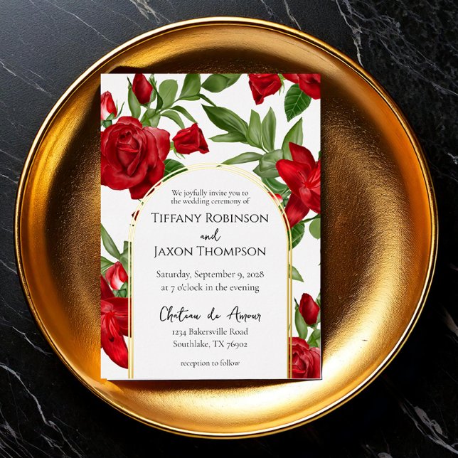 Part II Lovely Red Double Arch Wedding Real (Creator Uploaded)