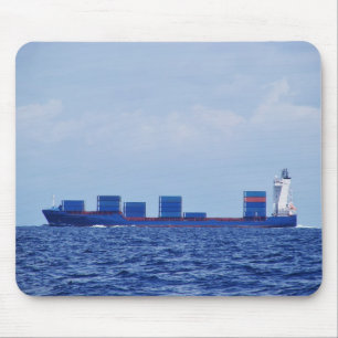 Part Loaded Container Ship Mouse Pad