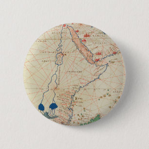 Part of Africa Atlas of the World 6 Cm Round Badge
