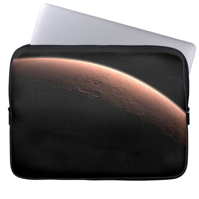 Part Of Mars At The Boundary Of Light And Dark. Laptop Sleeve (Front)