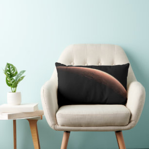 Part Of Mars At The Boundary Of Light And Dark. Lumbar Cushion