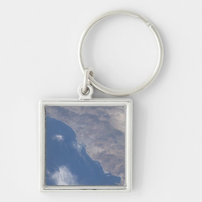 Part of southern California as seen from space Key Ring (Front)