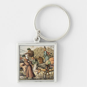 Part of the Allies Entering Paris Key Ring