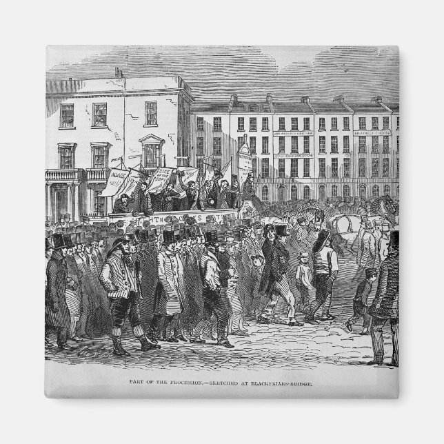 Part of the Chartist Procession Magnet (Front)