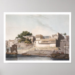 Part of the City of Patna, on the River Ganges, pl Poster