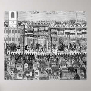Part of the Coronation Procession Poster