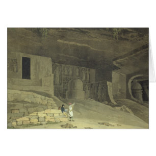 Part of the Kanaree Caves, Salsette, plate 62 from