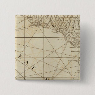 Part of the provinces of Costa Rica and Nicaragua 15 Cm Square Badge