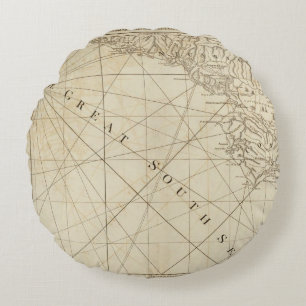Part of the provinces of Costa Rica and Nicaragua Round Cushion