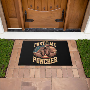 Part Time Puncher Boxing Gloves Doormat