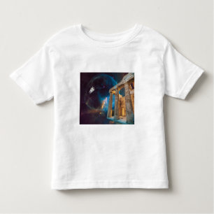 Parthenon Acropolis Greece Meets Space Toddler T-Shirt