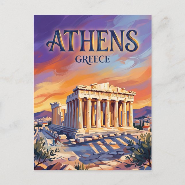 Parthenon (Acropolis) Greece Postcard (Front)