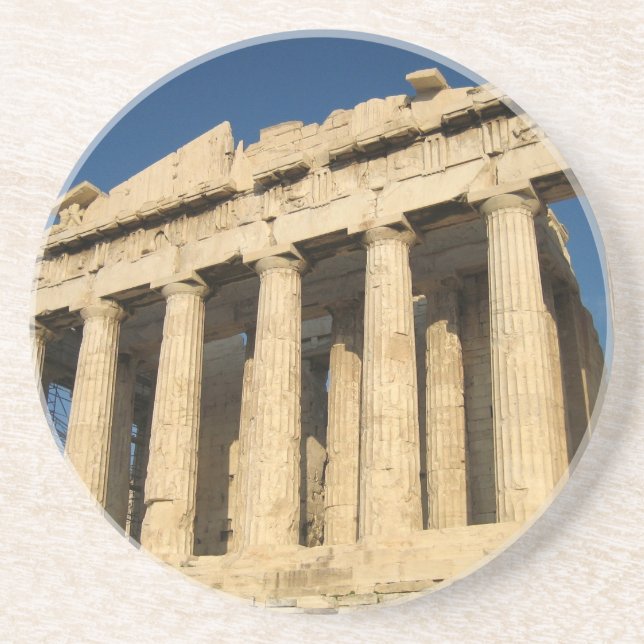 Parthenon Acropolis in Athens Coaster (Front)