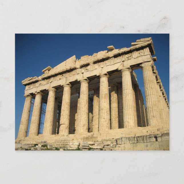 Parthenon Acropolis in Athens Postcard (Front)
