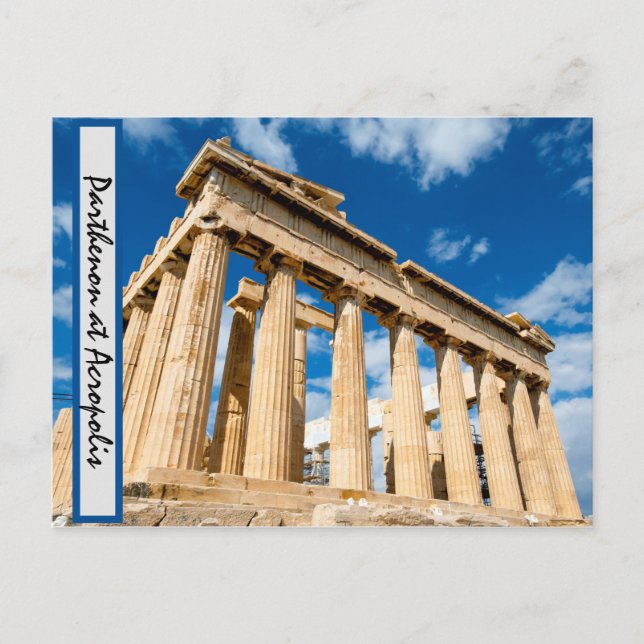 Parthenon at Acropolis Postcard (Front)