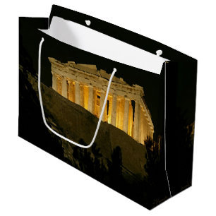 Parthenon at Night Large Gift Bag