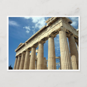 parthenon athenian postcard