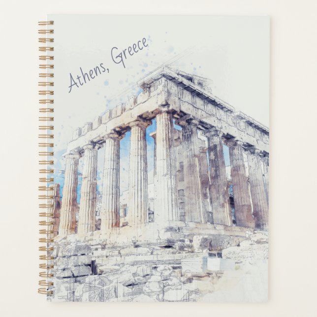 Parthenon Athens Greece Planner – Ancient Sites  (Front)