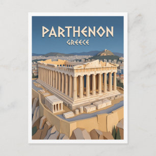 Parthenon Athens Greece Postcard