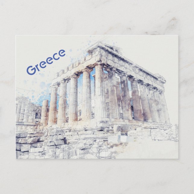 Parthenon Athens Greece Postcard | Ancient Greece (Front)
